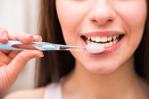 Patient with soft teeth